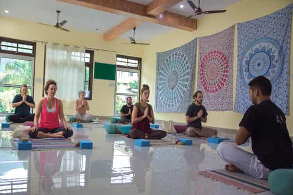Yoga Hall for practicing yoga